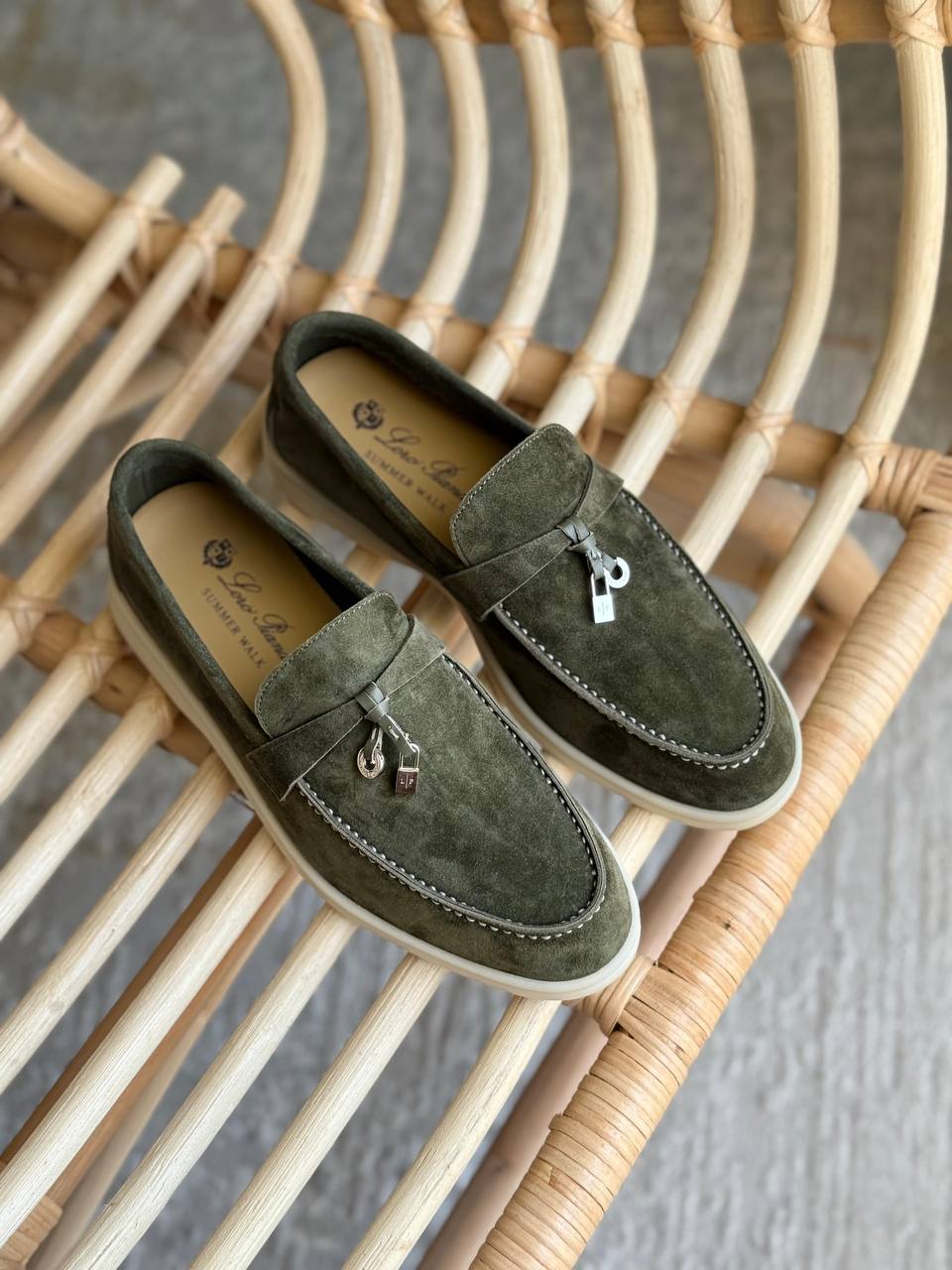 Loro Piana Summer Women's Walk Suede Loafers
