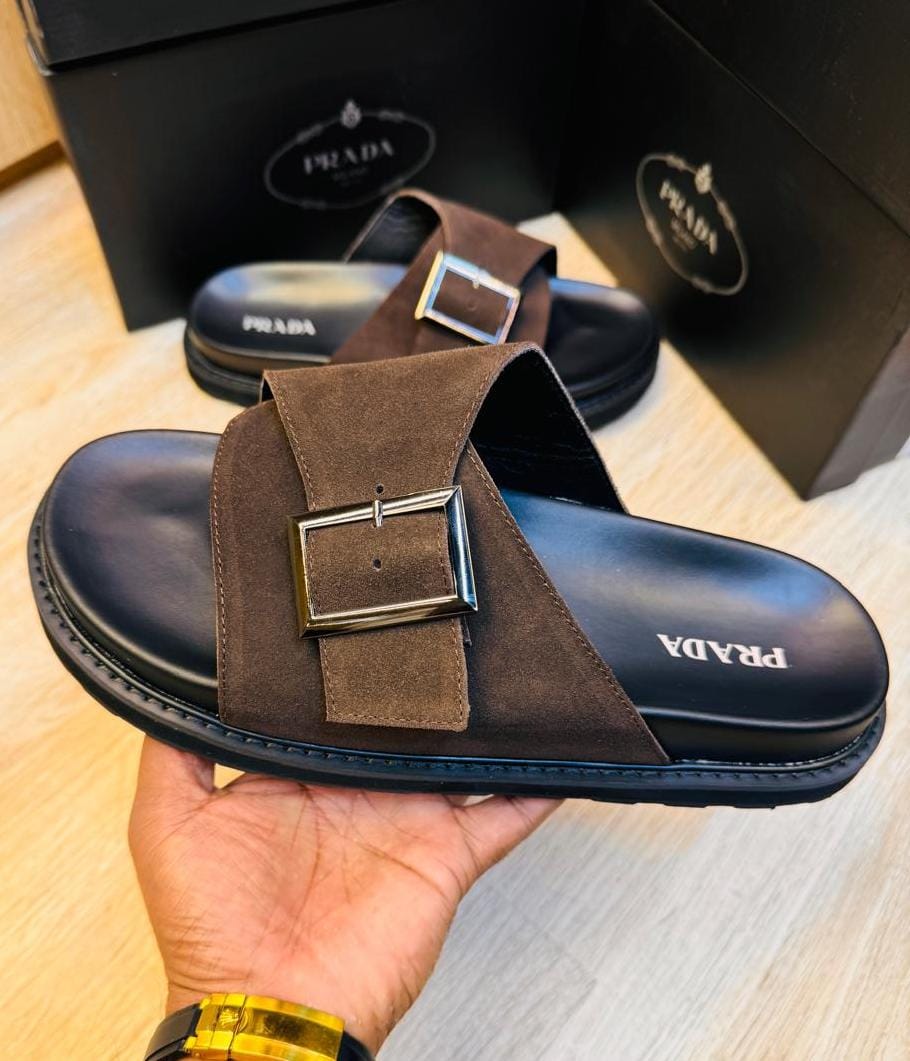 Prada slippers Brown