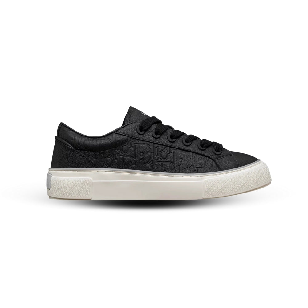 Sneaker B33 Spin – Black Grained Calfskin & Black Dior Gravity Leather (Limited Edition)