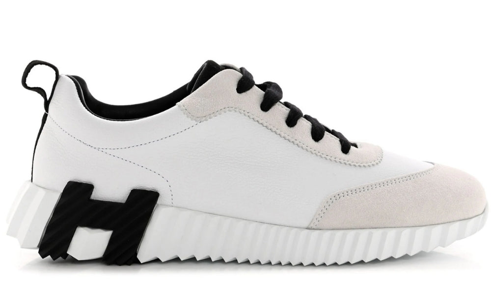Hermès Bouncing sneakers "White Beige black"