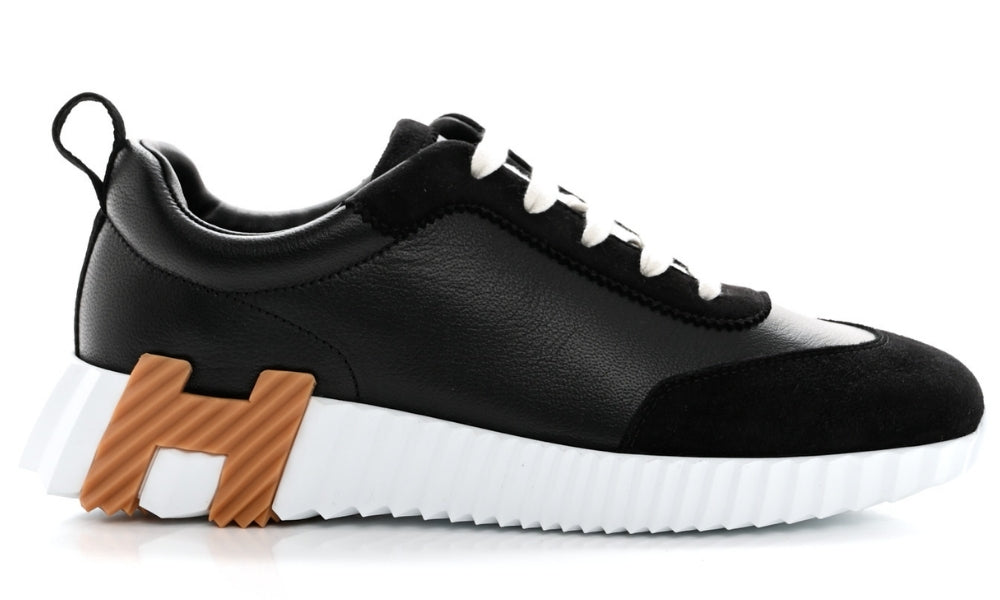 Hermès Air Mesh Suede Goatskin Bouncing "Black"