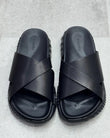 Black Hermes Infra Sandals