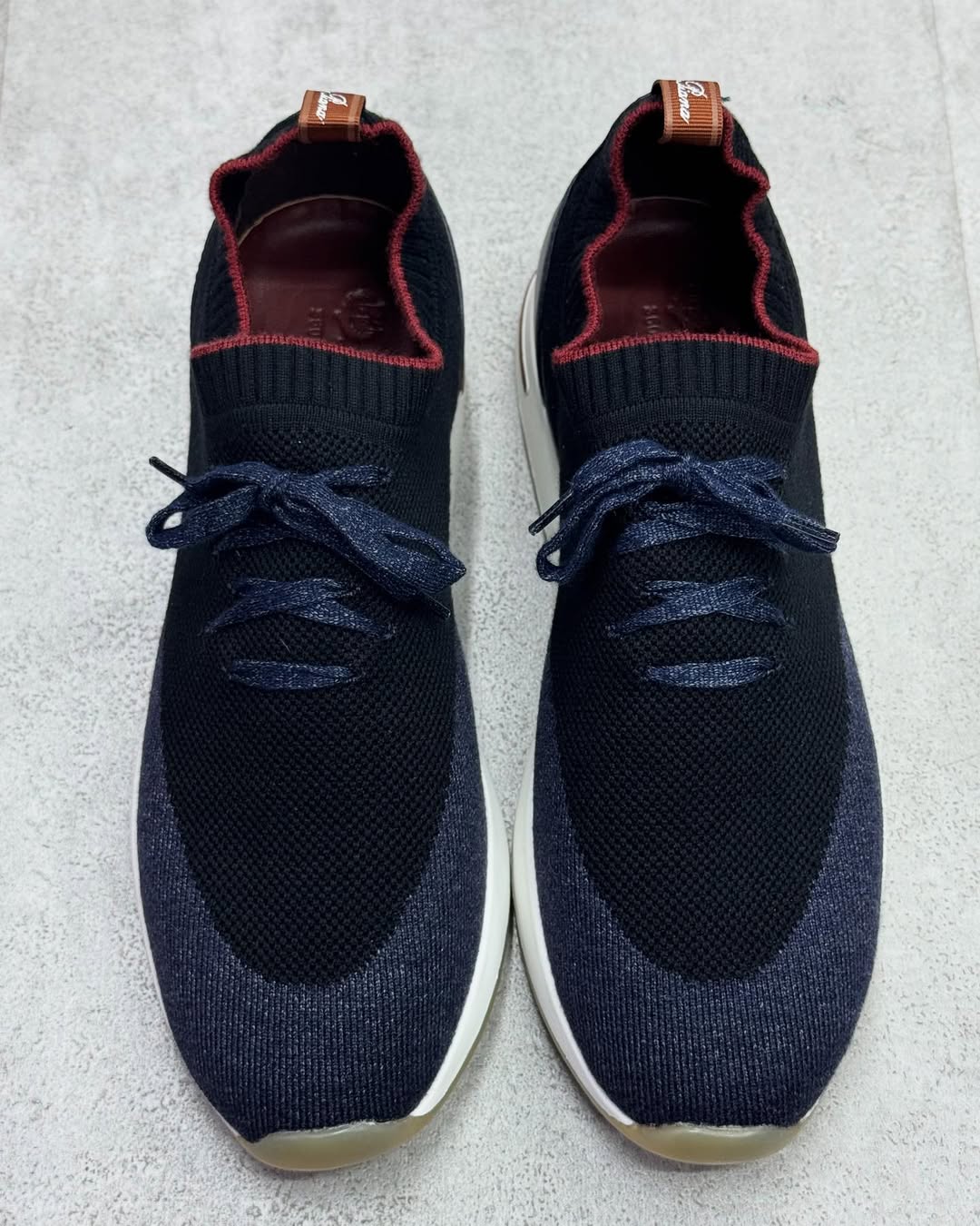 Loro Piana 360 LP Flexy Walk Sneaker in Navy Blue