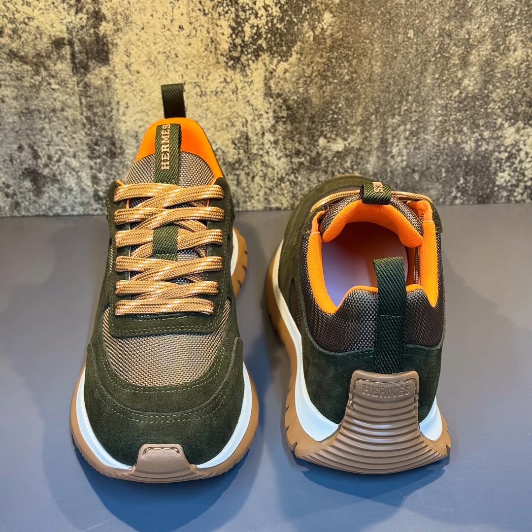 Hermés Bouncing Sneaker in Green