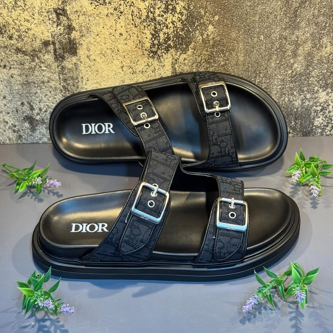 Men Dior Aqua Sandals