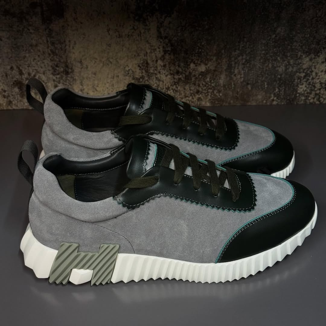 Hermés Bouncing Sneakers in Black and White