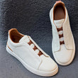 Off White Deerskin Triple Stitch Sneaker