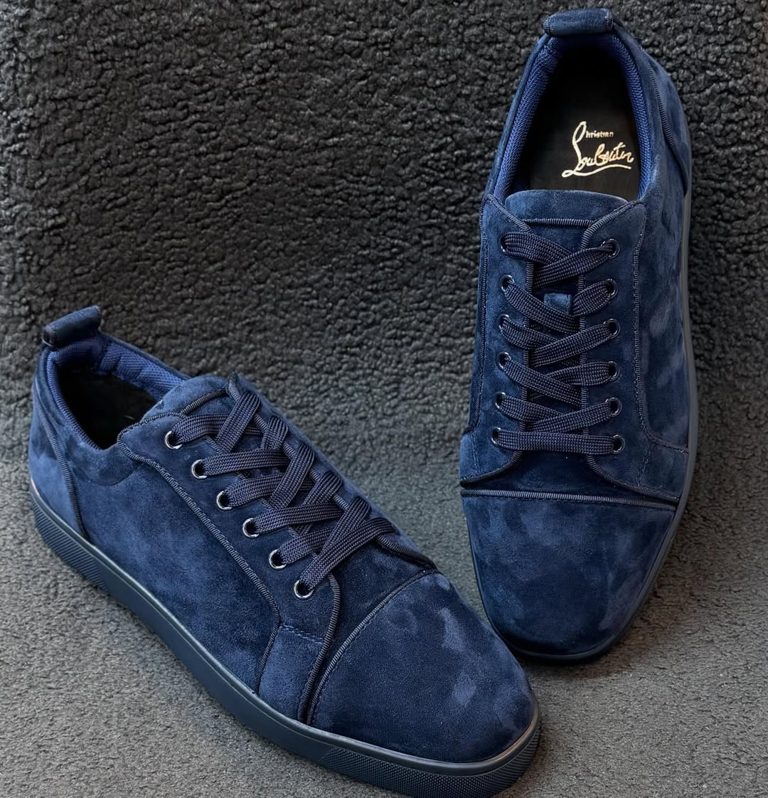 Christian Louboutin Louis Junior Suede Sneaker