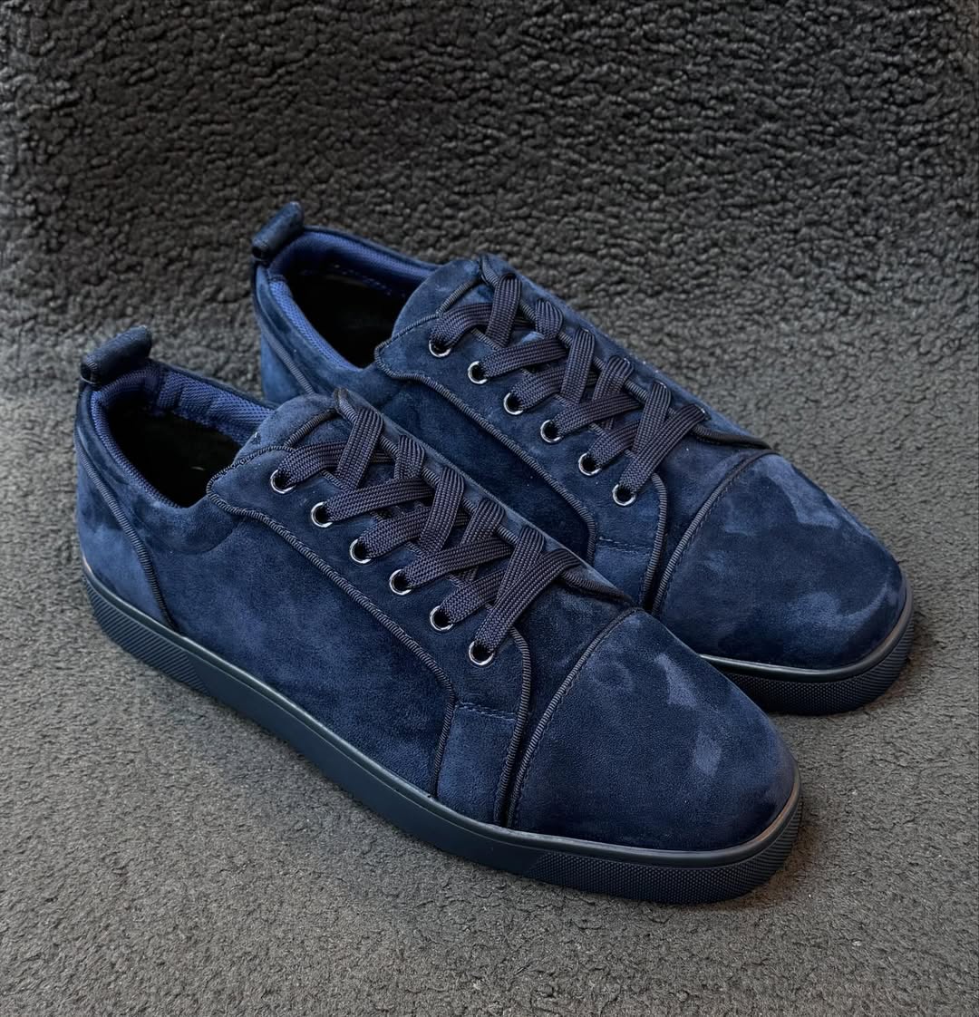 Christian Louboutin Louis Junior Suede Sneaker