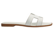 Hermes Oran Sandal "White"