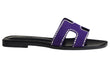 HERMES Oran Sandal "Violet Majorette"