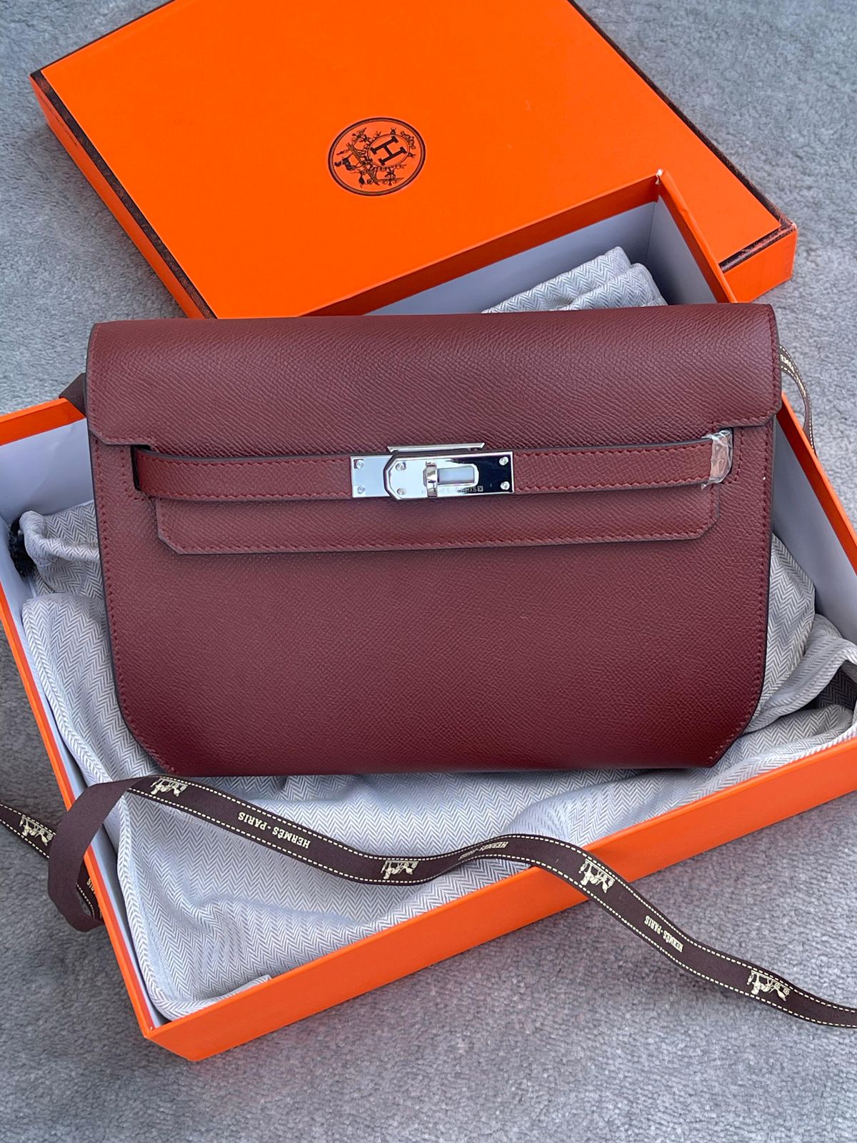 Hermes Kelly Depeches 25 Pouch