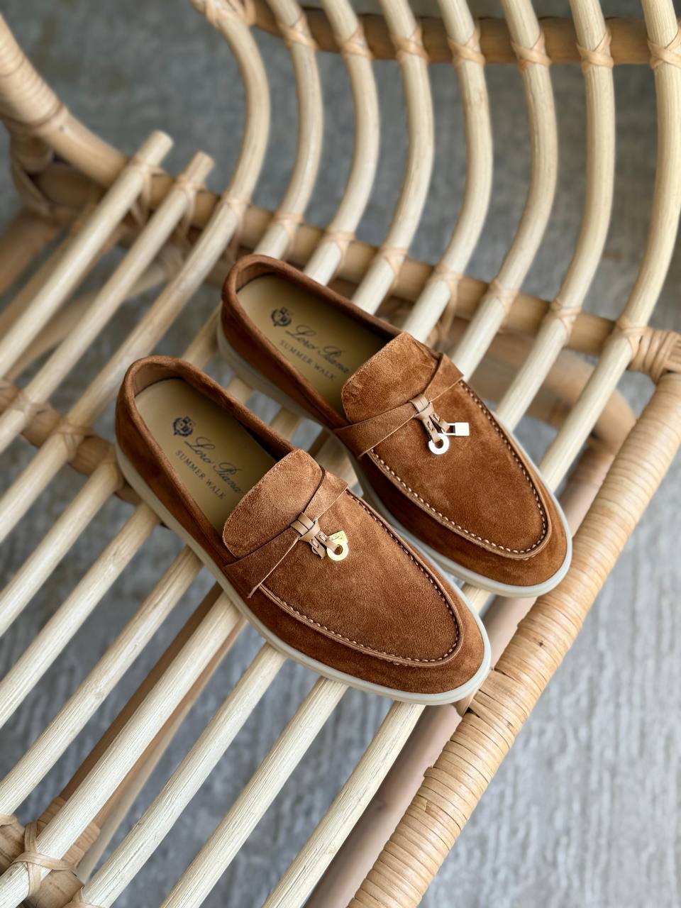 Loro Piana Summer Women's  Walk Loafers in Suede