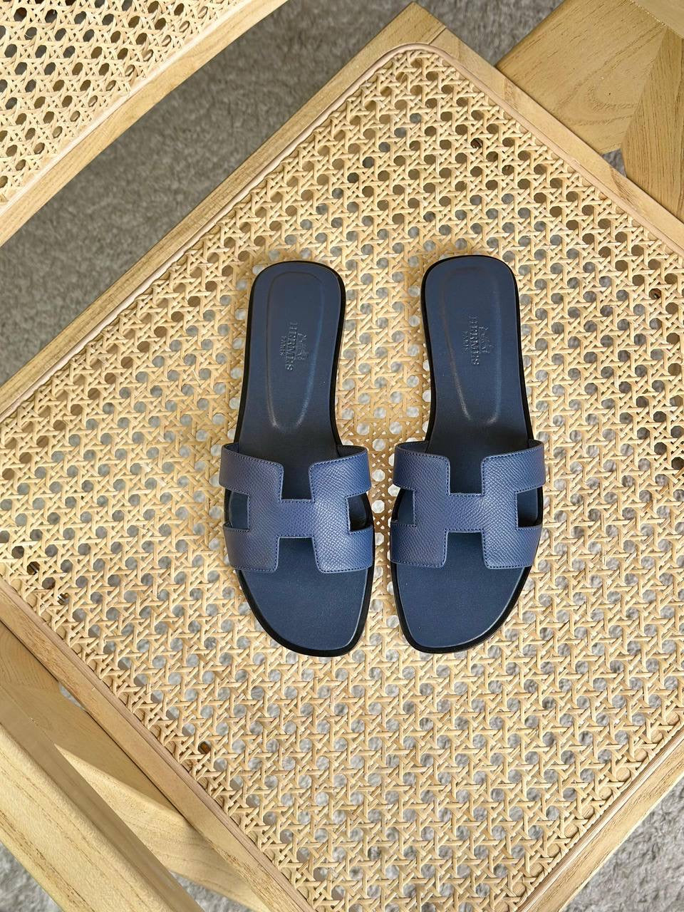 Hermés Oran Sandal In Blue