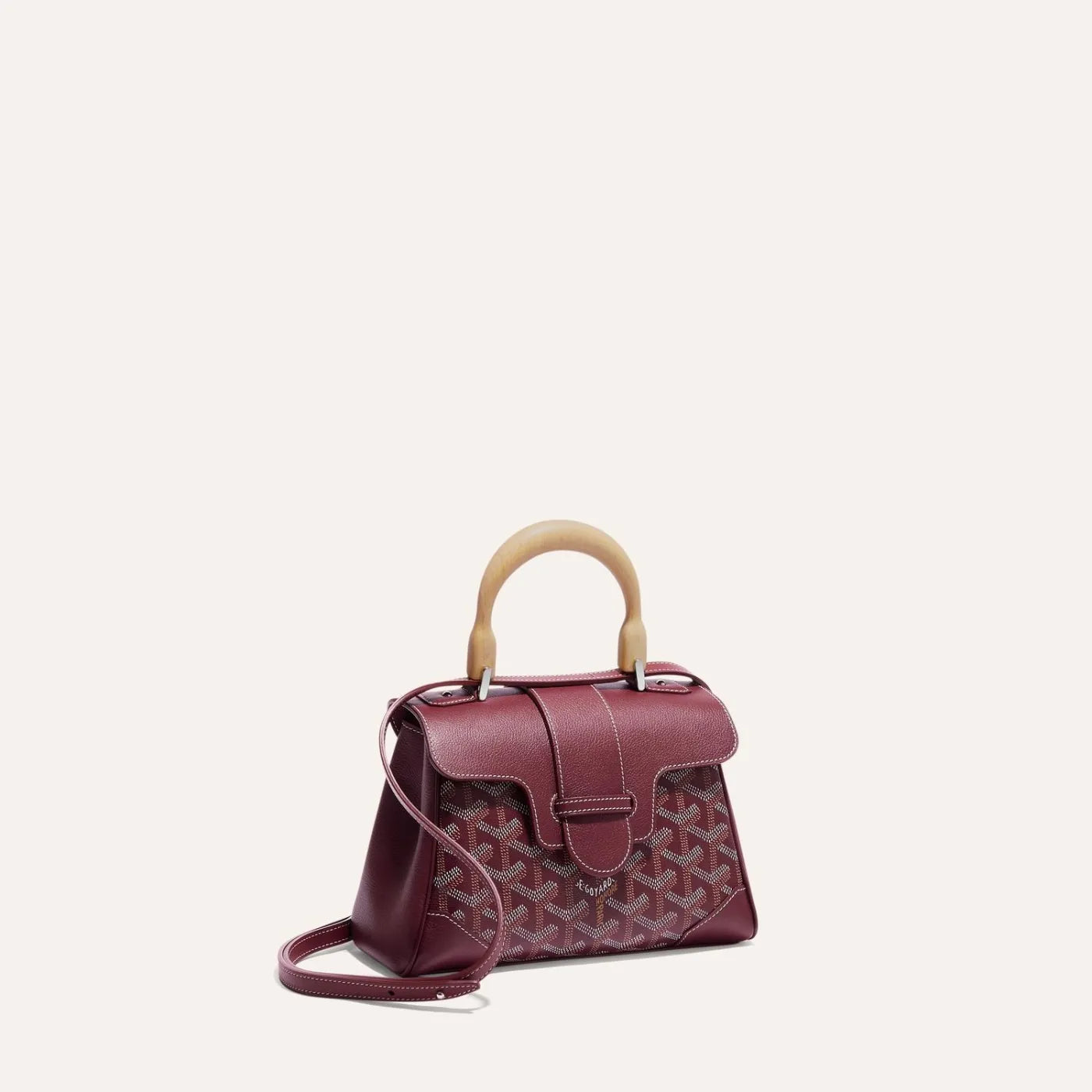 Goyard Saïgon Souple Mini Bag Burgundy
