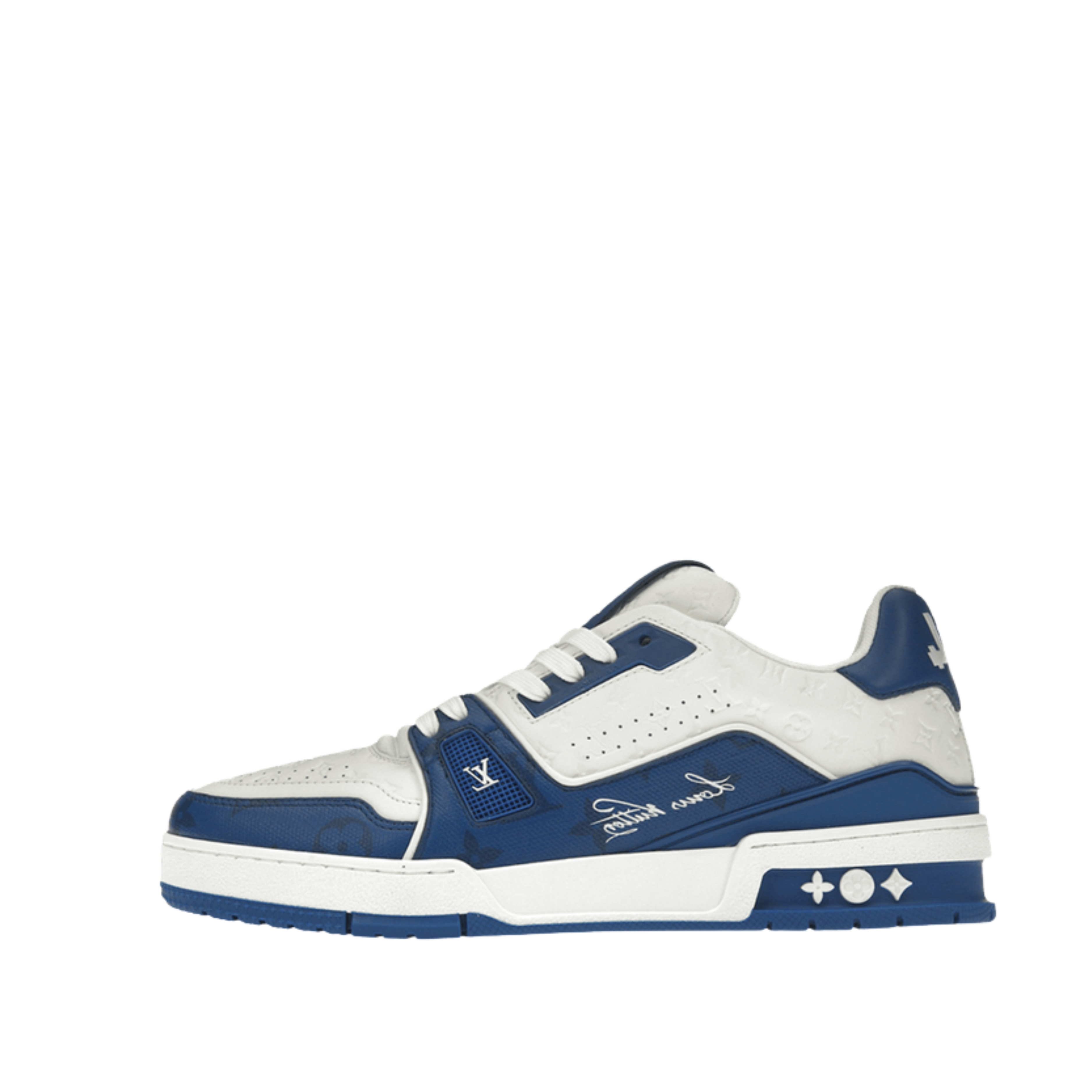 Louis Vuitton Trainer #54 Signature Blue White